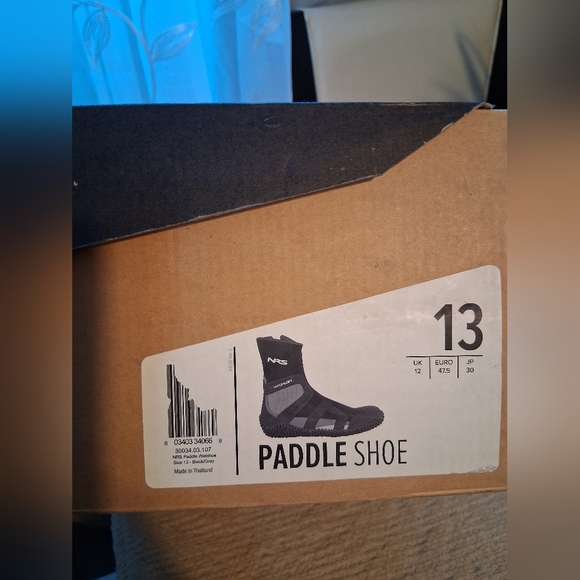 NRS Black and Gray Water Boots
